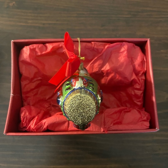 Lenox Rocket Ship Glass Christmas Ornament w/tags and Box - Picture 4 of 7